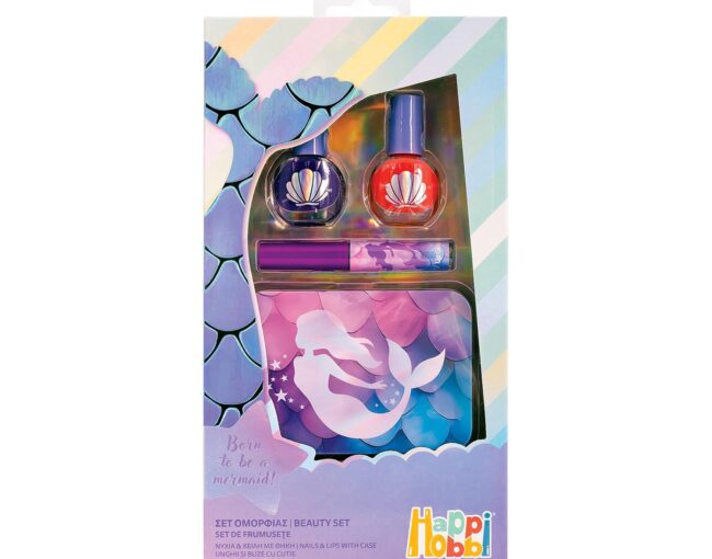 AS Happi Hobbi: Beauty Set - Born to be a Mermaid Nails & Lips with Case (1081-60003)