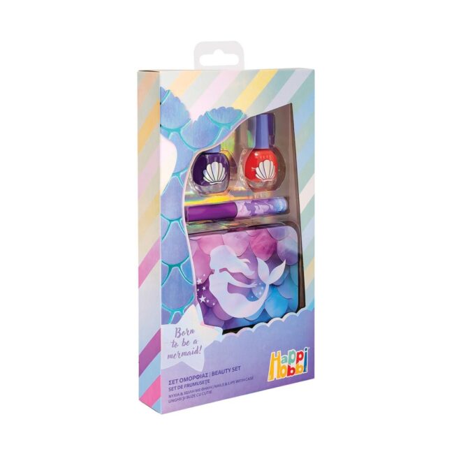 AS Happi Hobbi: Beauty Set - Born to be a Mermaid Nails & Lips with Case (1081-60003) - Image 2