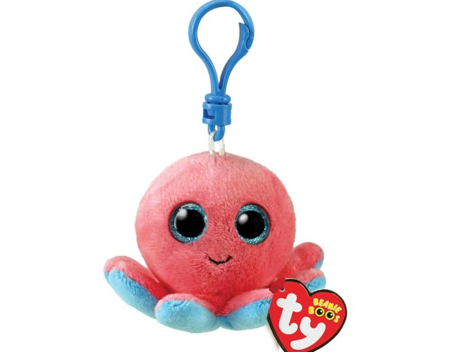 AS TY Beanie Boo's: Sheldon the Coral Octopus - Keychain Plush 8,5cm (1607-35255)