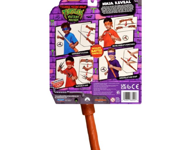 Giochi Preziosi Teenage Mutant Ninja Turtle: Ninja Reveal - Donatello's Bo Staff (TU806000) - Image 2