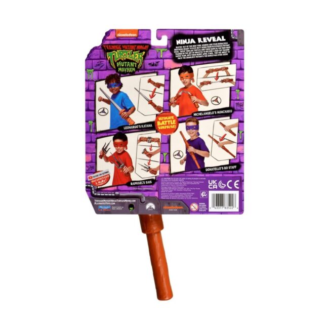 Giochi Preziosi Teenage Mutant Ninja Turtle: Ninja Reveal - Donatello's Bo Staff (TU806000) - Image 2