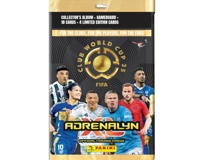Panini: Fifa Club World Cup 2025 Adrenalyn - Mega Starter Pack (1 binder, 4 Packs, 4 Limited Edition Cards)