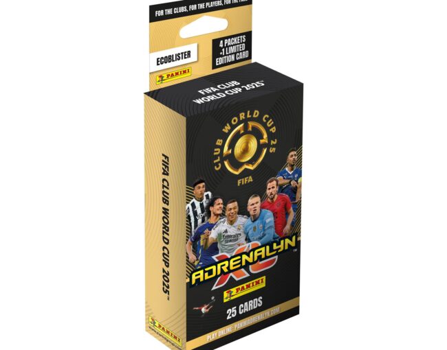 Panini: Fifa Club World Cup 2025 Adrenalyn - Ecoblister (4 Packs, 1 Limited Edition Card)