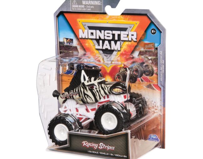 Spin Master Monster Jam Series 41 - Racing Stripes Vehicle (1:64) (20150174) - Image 2