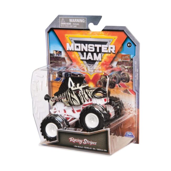 Spin Master Monster Jam Series 41 - Racing Stripes Vehicle (1:64) (20150174) - Image 2