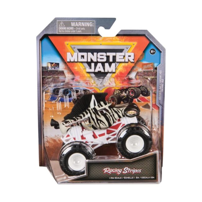 Spin Master Monster Jam Series 41 - Racing Stripes Vehicle (1:64) (20150174) - Image 3