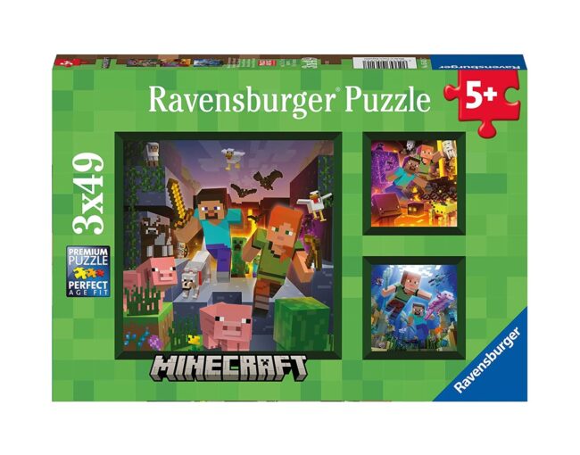 Ravensburger Puzzle: Minecraft Biomes (3x49 pcs) (5621)