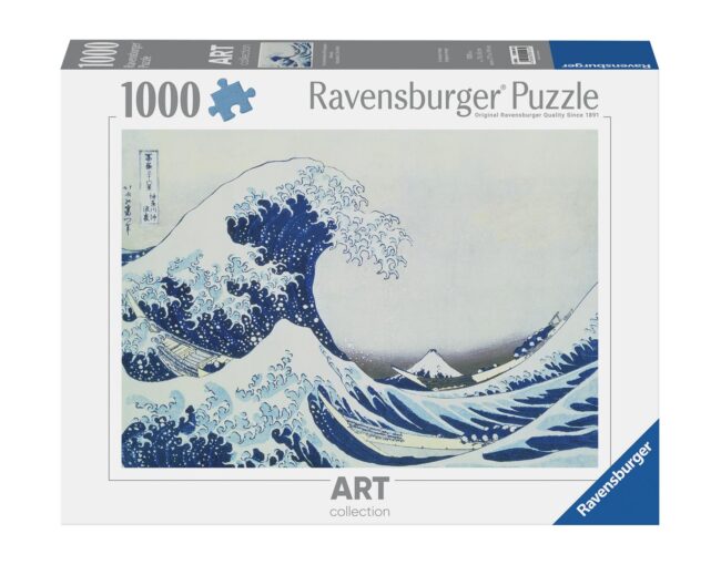 Ravensburger Puzzle: Art Collection - The Great Wave of Kanagawa by Hokusai, Katsushika (1760-1849) (1000 pcs) (12000107)