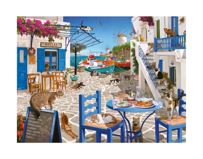 Ravensburger Puzzle: Cats in Mykonos (1500 pcs) (12001450)