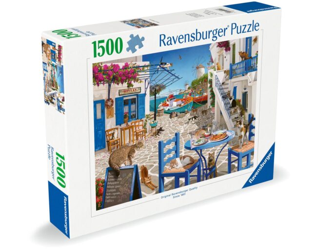 Ravensburger Puzzle: Cats in Mykonos (1500 pcs) (12001450) - Image 2