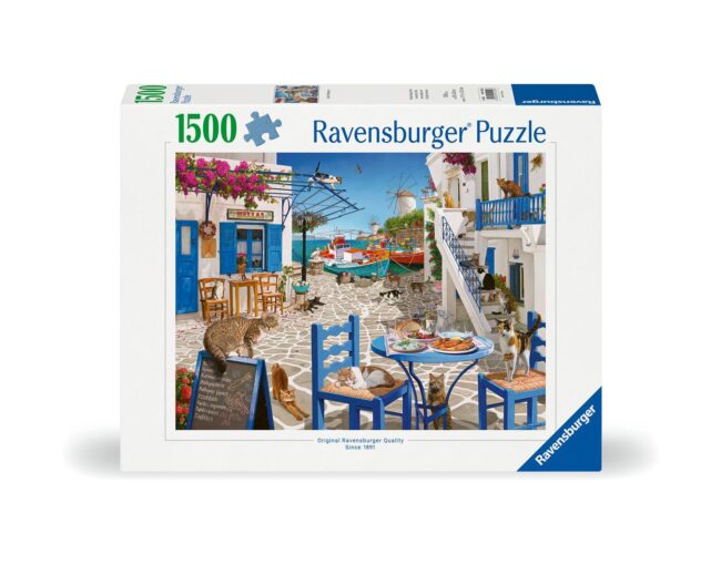 Ravensburger Puzzle: Cats in Mykonos (1500 pcs) (12001450) - Image 3