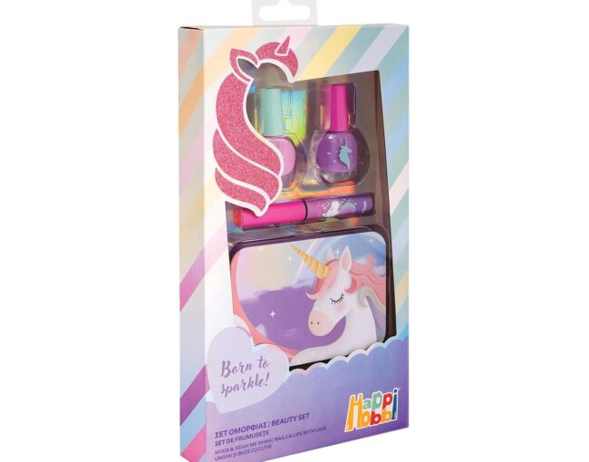 AS Happi Hobbi: Beauty Set - Born to Sparkle Nails & Lips with Case (1081-60003) - Image 2