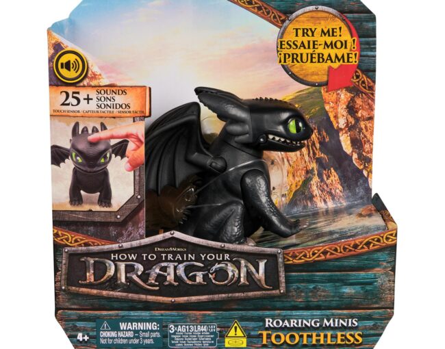 Spin Master How to Train Your Dragon: Roaring Minis - Toothless Action Figure (20151465) - Image 2