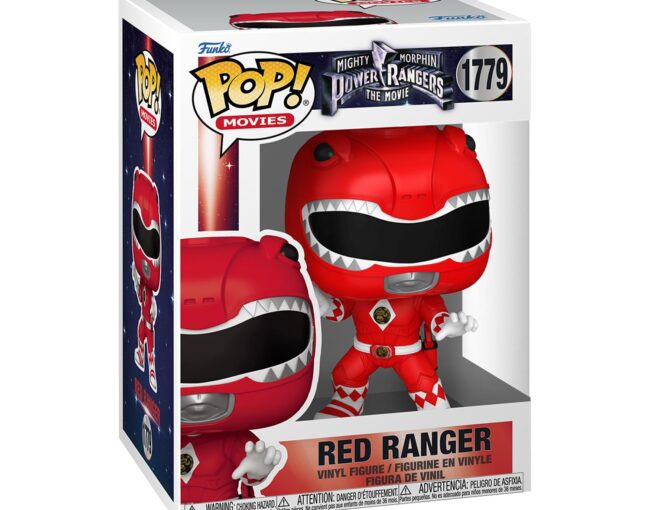 Funko Pop! Movies: Mighty Morphin Power Rangers The Movie - Red Ranger #1779 Vinyl Figure - Image 2