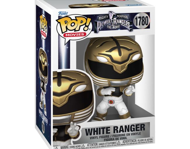 Funko Pop! Movies: Mighty Morphin Power Rangers The Movie - White Ranger #1780 Vinyl Figure - Image 2