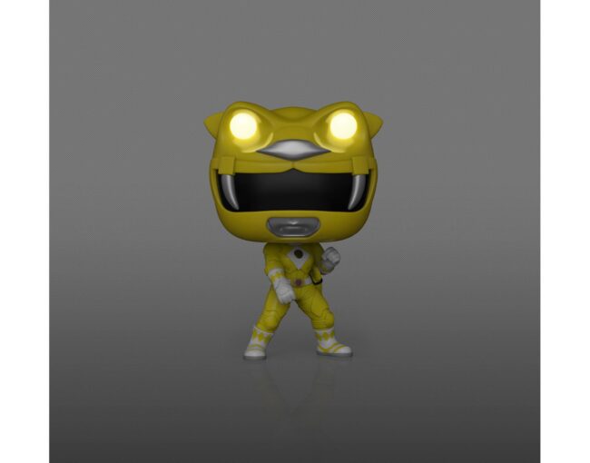 Funko Pop! Movies: Mighty Morphin Power Rangers The Movie - Yellow Ranger (Glows in The Dark) #1781 Vinyl Figure - Image 3