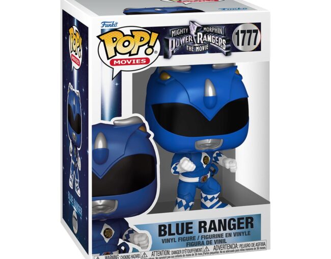Funko Pop! Movies: Mighty Morphin Power Rangers The Movie - Blue Ranger #1777 Vinyl Figure - Image 2