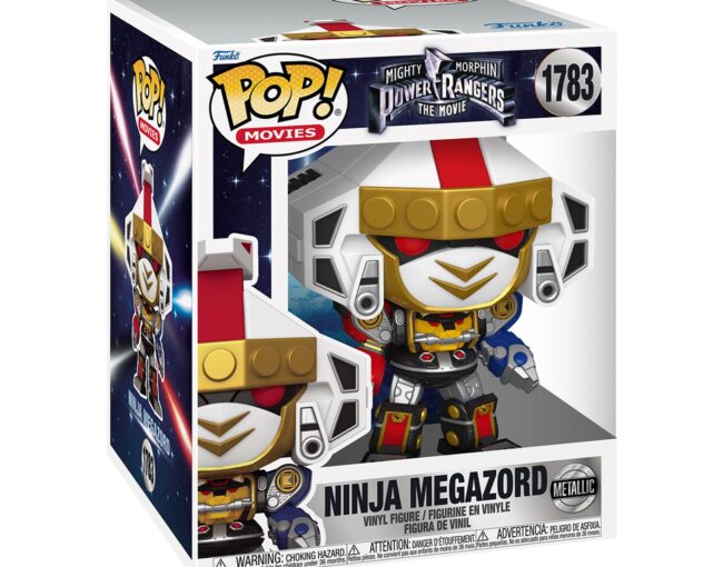 Funko Pop! Super: Mighty Morphin Power Rangers The Movie - Ninja Megazord (Metallic) #1783 Vinyl Figure (6") - Image 2