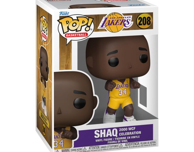 Funko Pop! NBA: Los Angeles Lakers - Shaq 2000 WCF Celebration #208 Vinyl Figure - Image 2