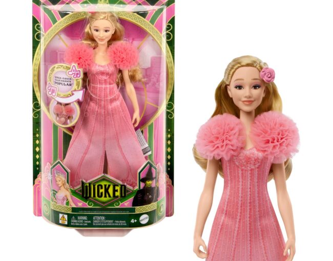 Mattel Wicked - Singing Glinda Fashion Doll (English Singing) (JLG49)
